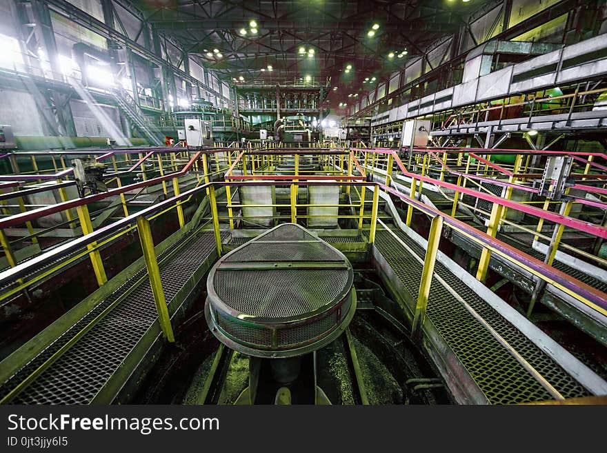 Industrial Interior Of Factory