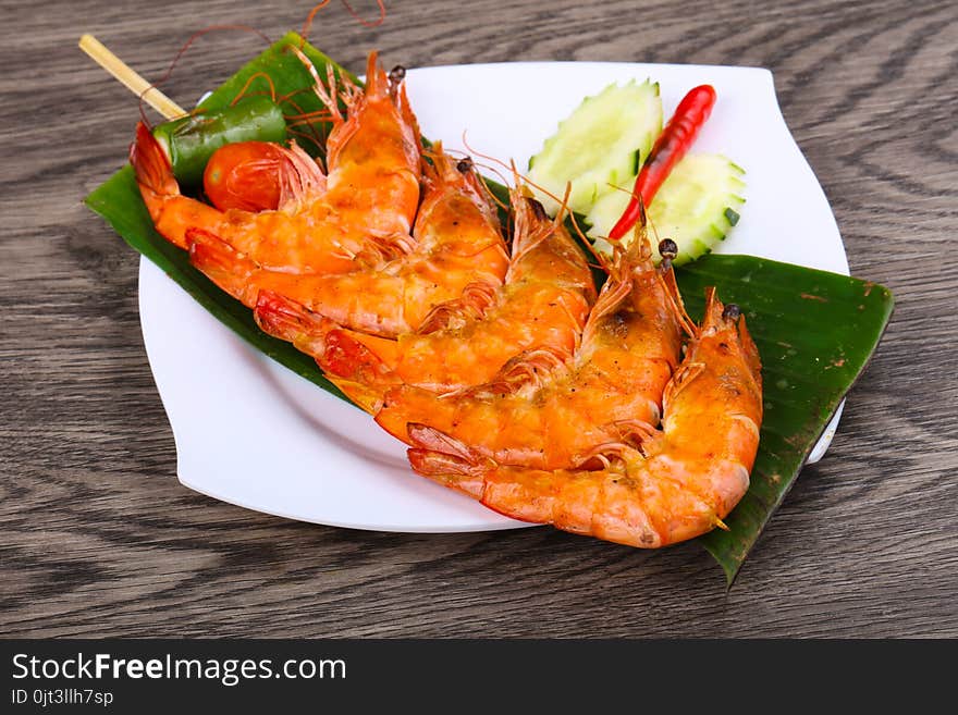 Prawn skewer