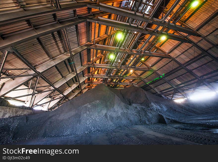 Industrial Interior Of Factory