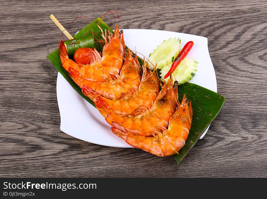 Prawn skewer