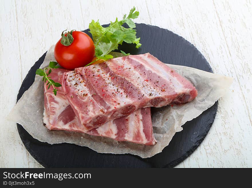 Raw Pork Ribs