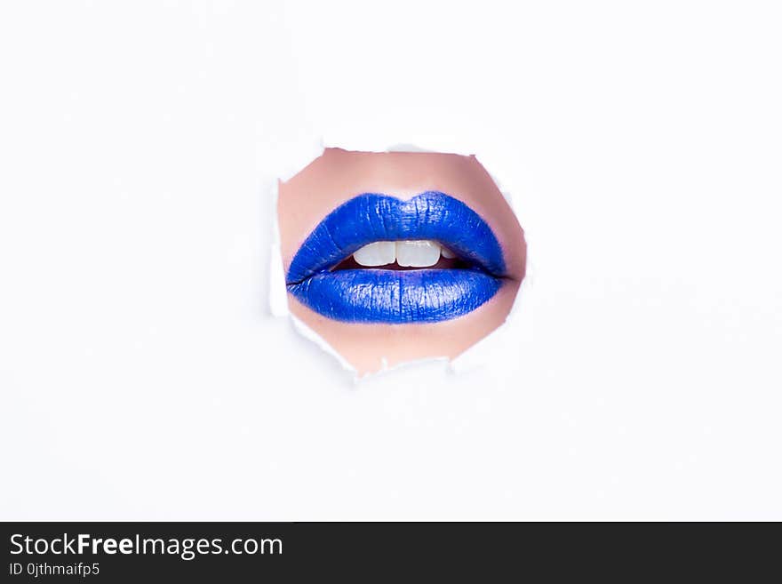 Blue Lipstick