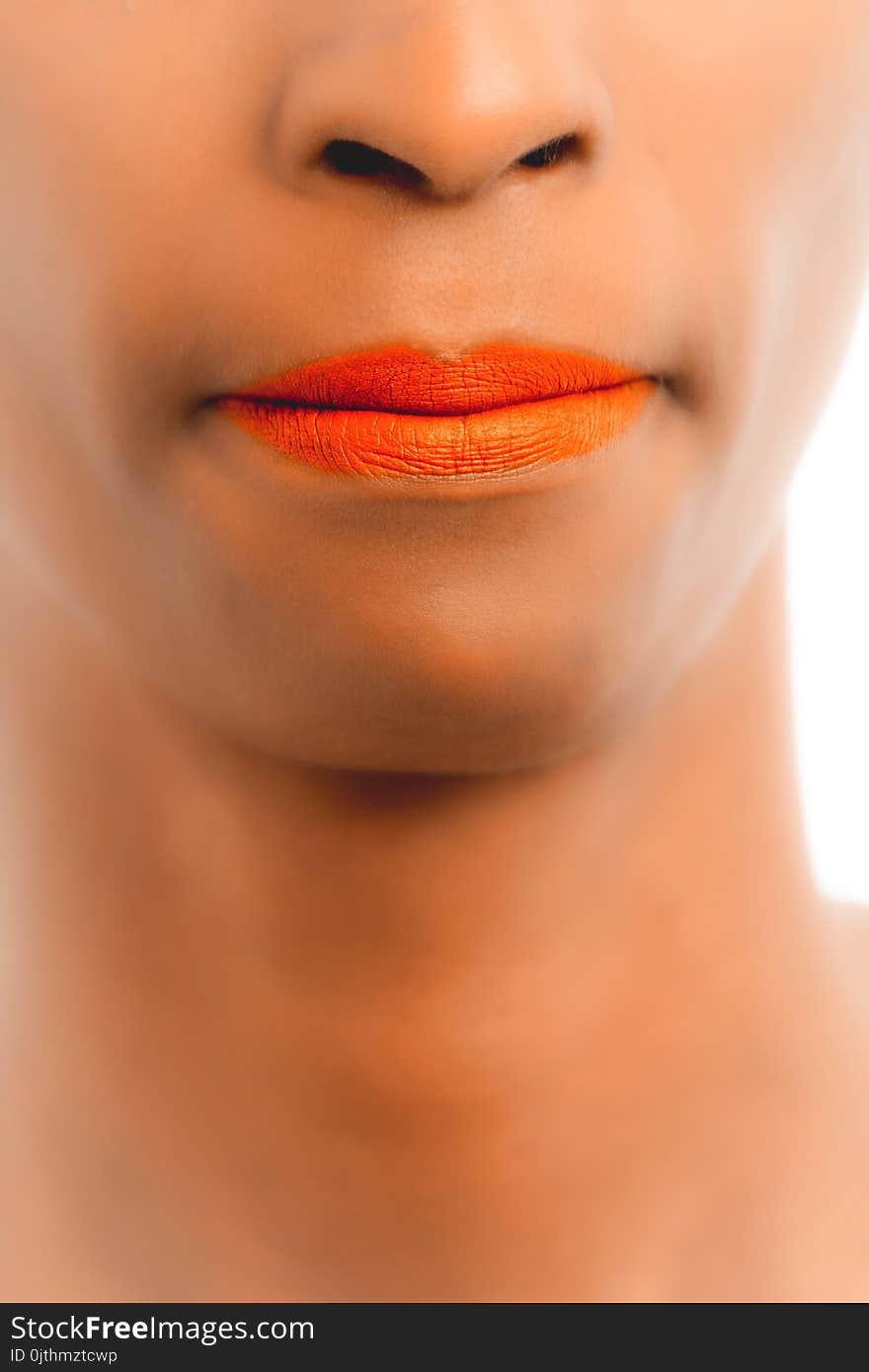 Person Orange Lips