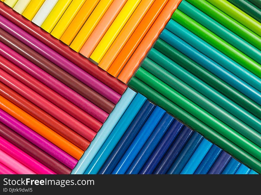 Background of colorful pencils for drawing