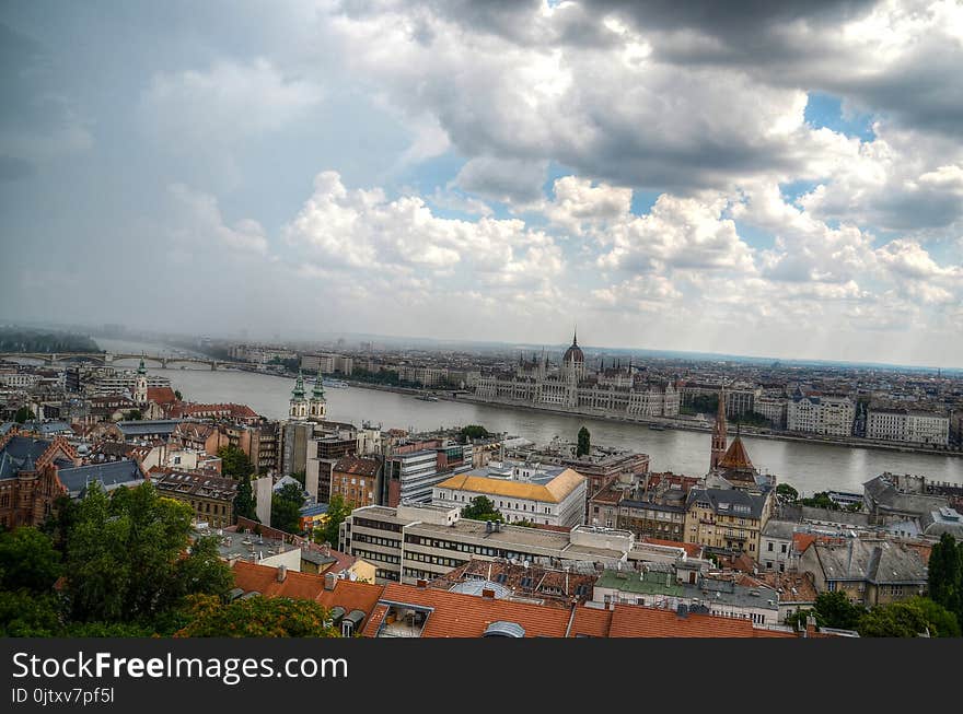 Aerial Photography Of Parliament Building