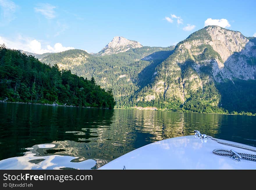 Mountains Near Body Of Water