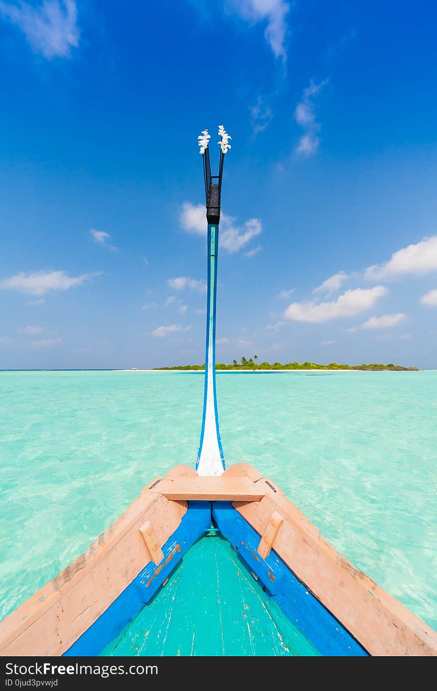 Maldives, tropical sea boat day!