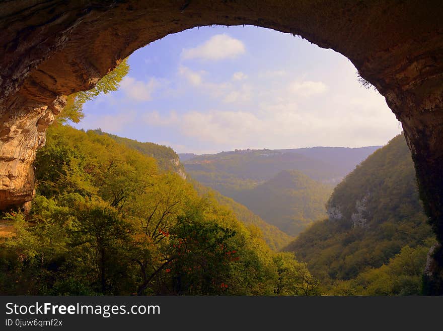 Sky, Escarpment, Formation, National Park