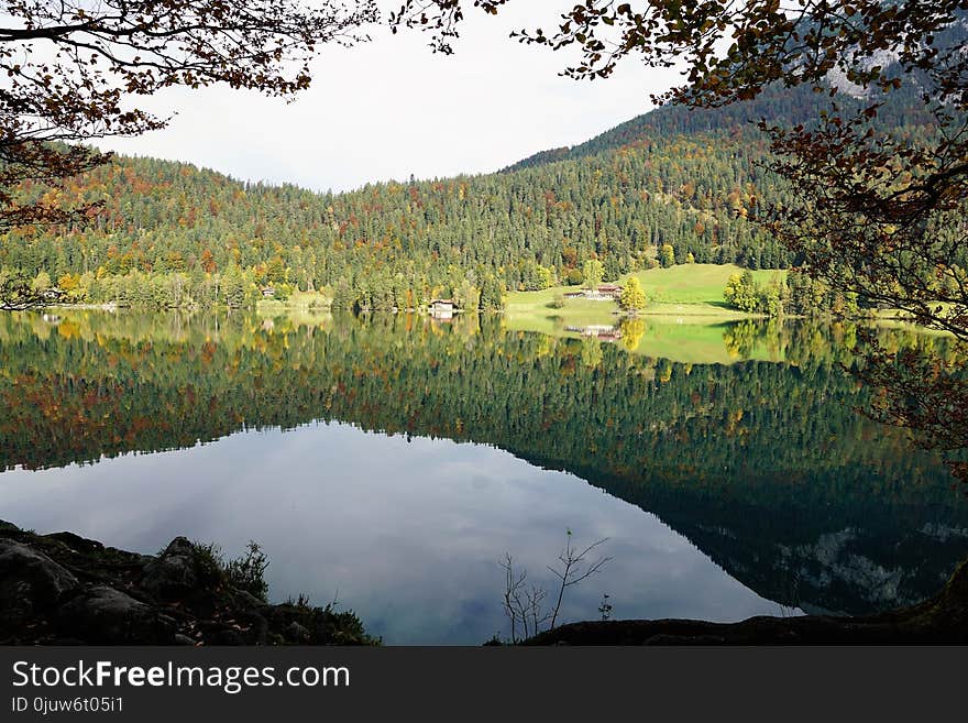 Reflection, Nature, Water, Tarn