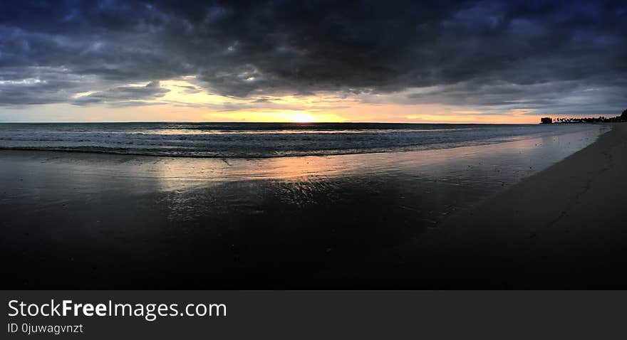 Horizon, Sky, Sea, Reflection