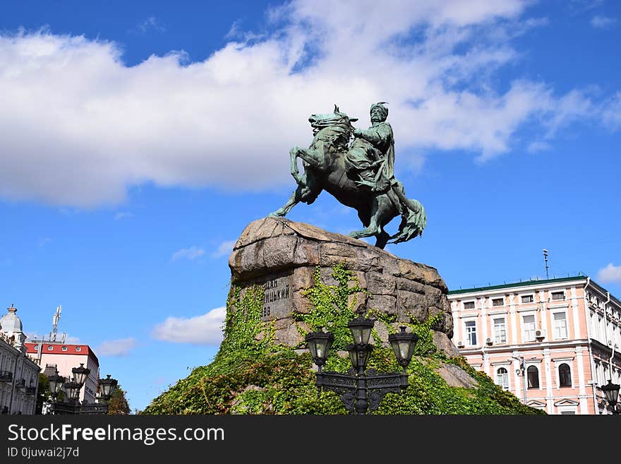 Statue, Monument, Landmark, Sky