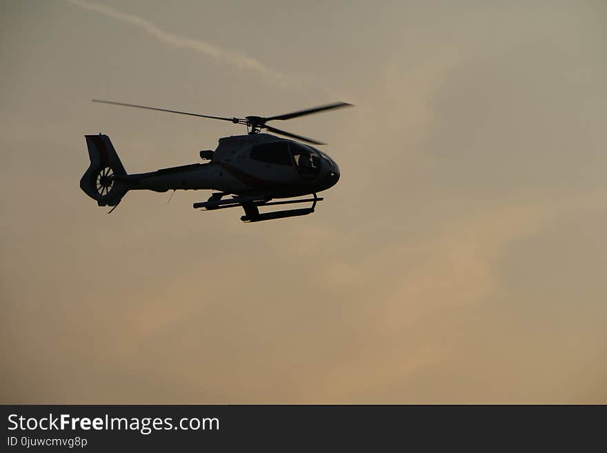 Helicopter, Rotorcraft, Helicopter Rotor, Sky