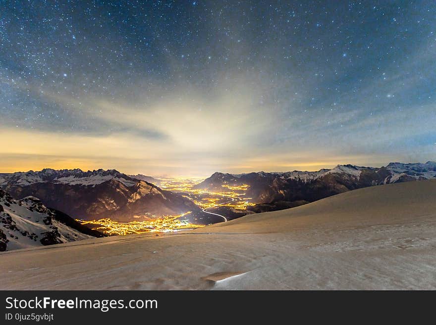 Sky, Atmosphere, Mountain Range, Geological Phenomenon