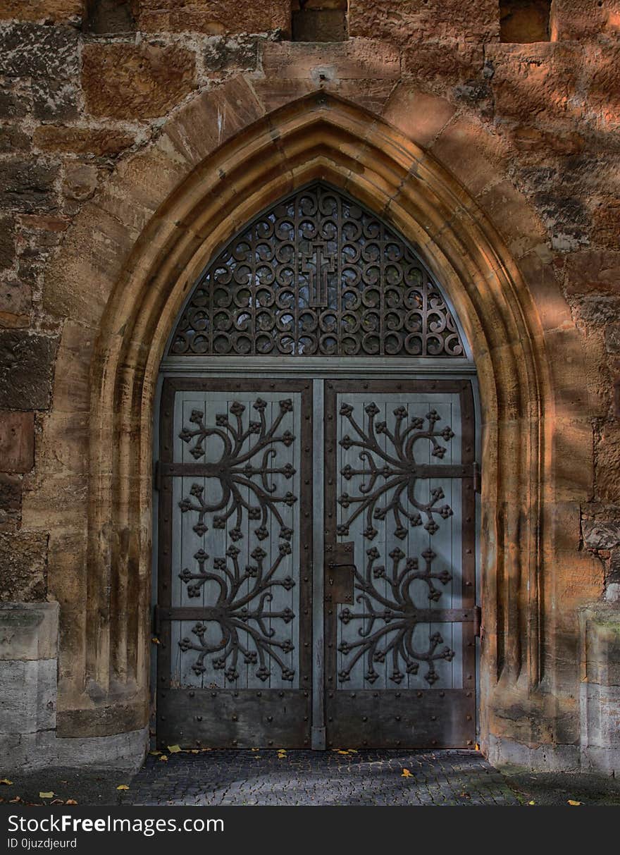 Arch, Medieval Architecture, Wall, Iron