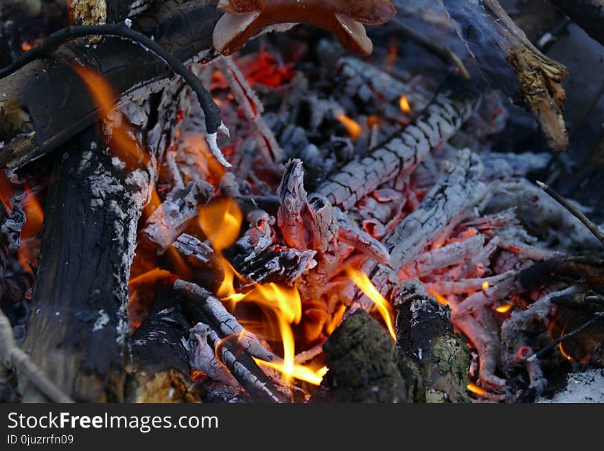 Geological Phenomenon, Campfire, Charcoal, Animal Source Foods