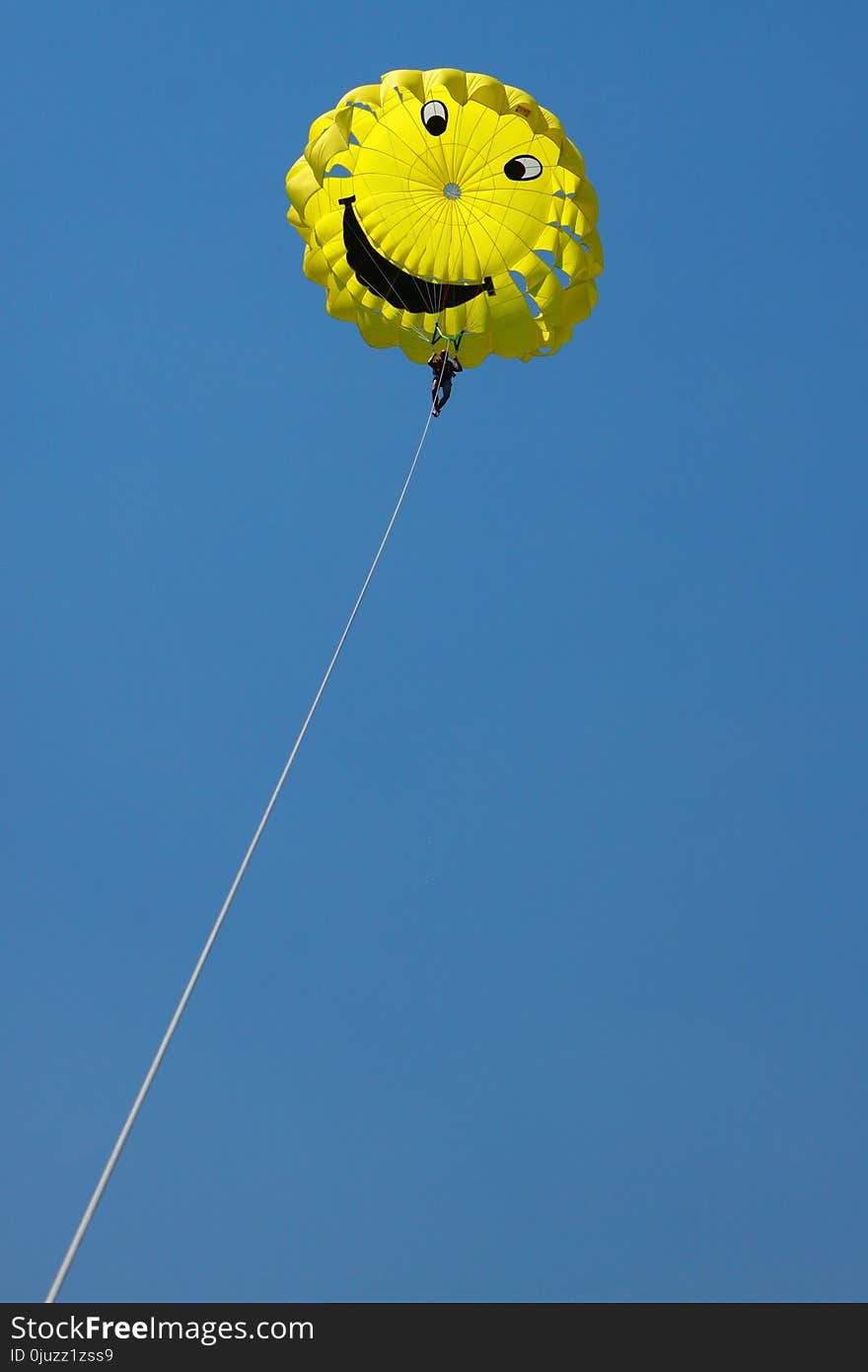 Yellow, Parachute, Sky, Windsports