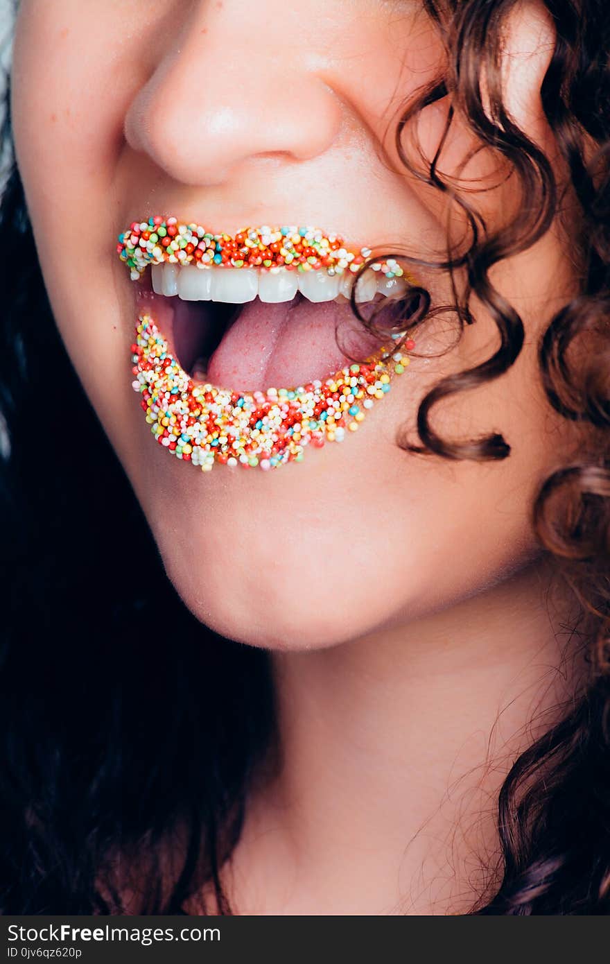 Multicolored Lip Beads