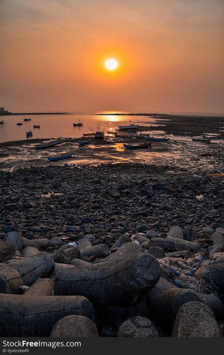 Golden Hour Photo of Seashore