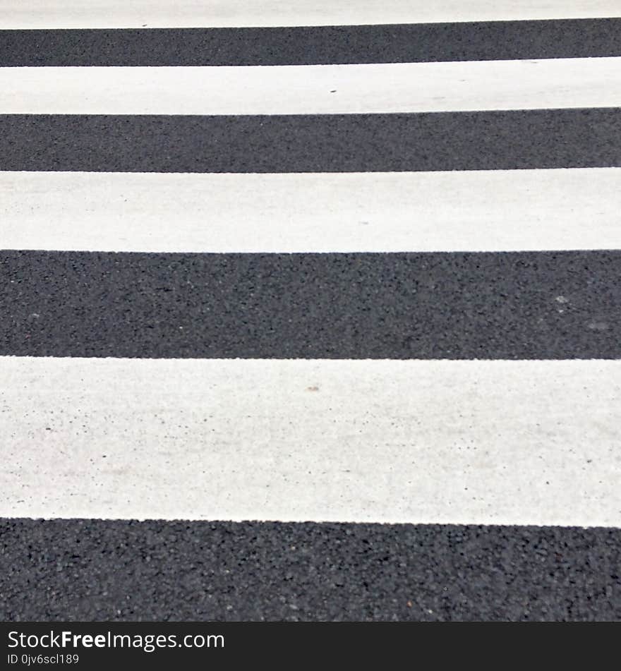 White and Gray Pedestrian Line