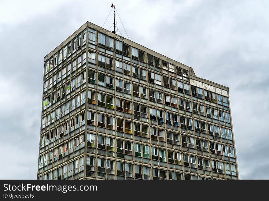 Building, Condominium, Tower Block, Architecture