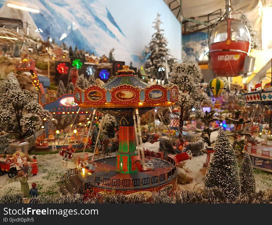 Tourist Attraction, Christmas Decoration, Amusement Park, Christmas