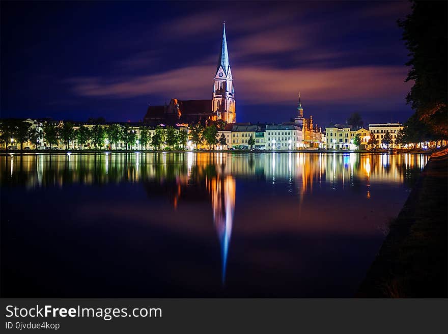 Reflection, Cityscape, Landmark, City