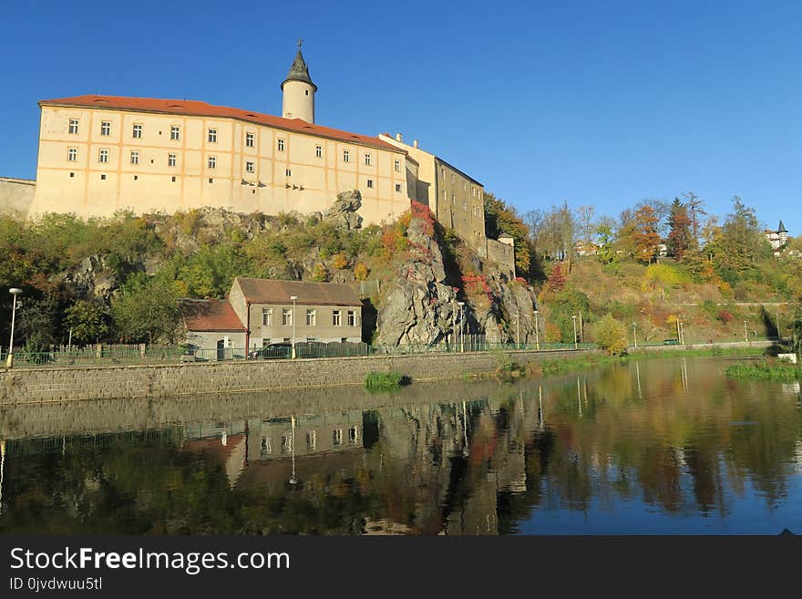 Reflection, Waterway, Water, Water Castle