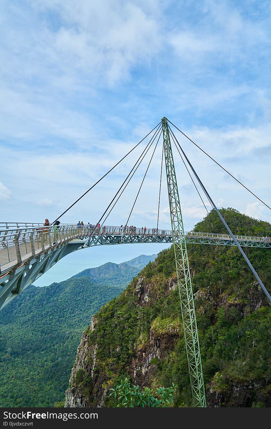 Bridge, Sky, Cable Stayed Bridge, Suspension Bridge