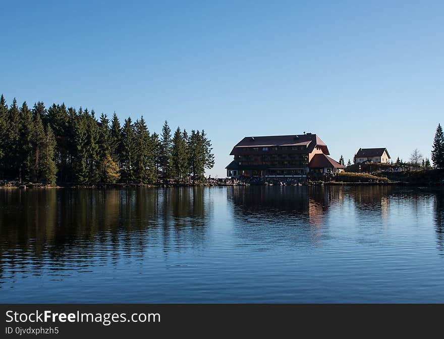 Reflection, Water, Nature, Waterway