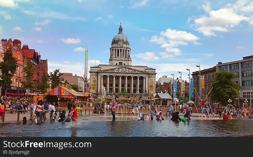 City, Water, Waterway, Landmark