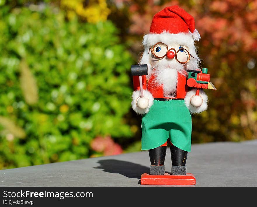 Christmas Decoration, Figurine, Santa Claus, Christmas