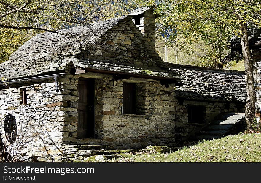 House, Cottage, Tree, Home