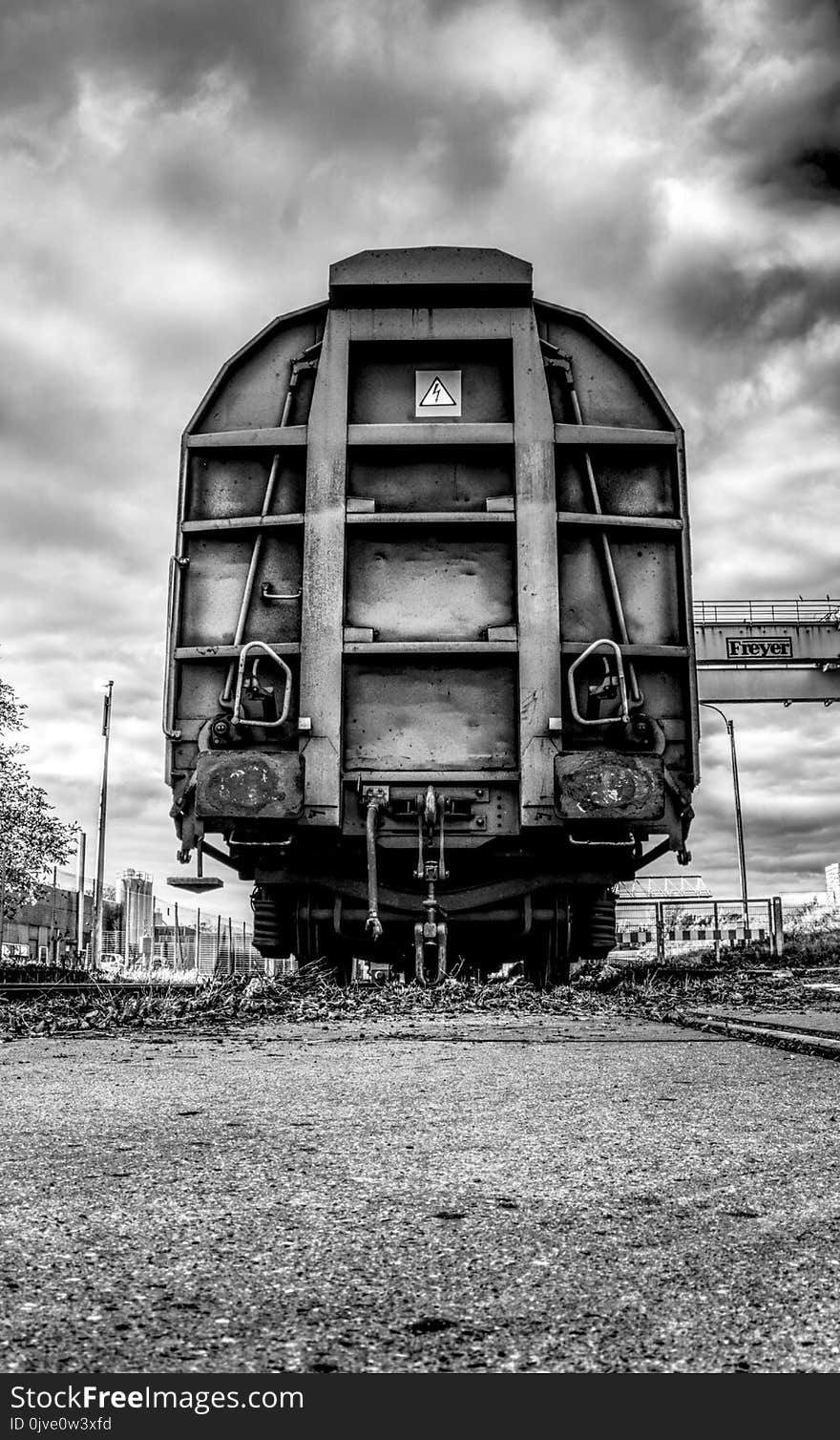 Track, Transport, Black And White, Rolling Stock