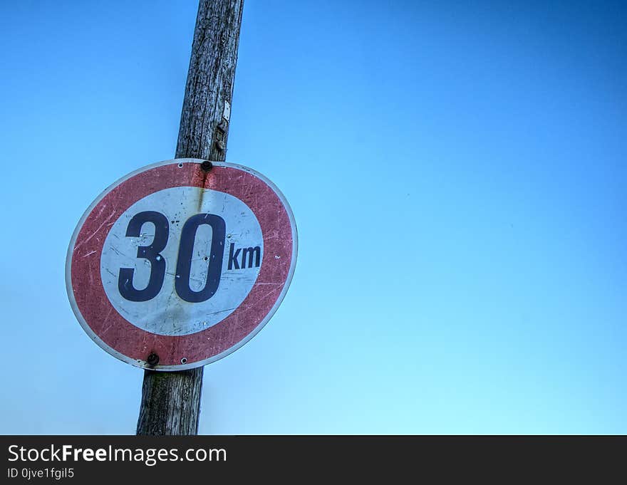 Sky, Sign, Signage, Street Sign