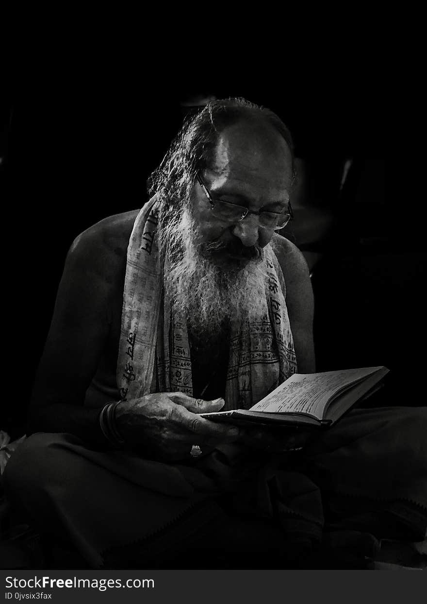 Man Holding Book