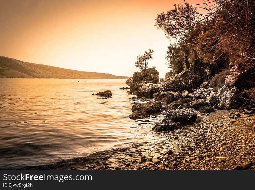 Body Of Water, Sky, Shore, Water