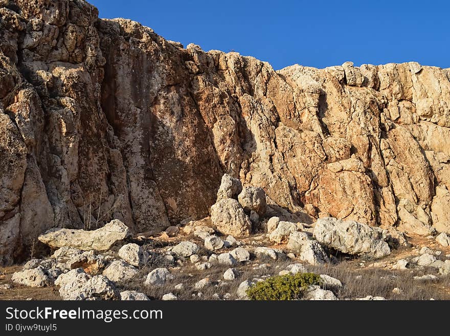 Rock, Badlands, Bedrock, Outcrop