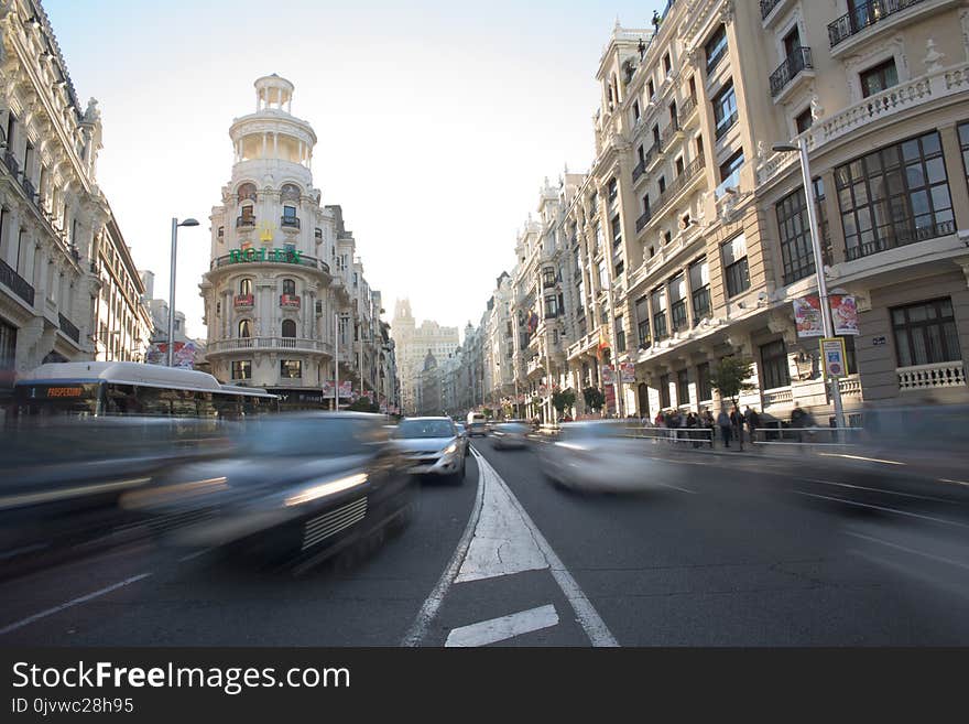 Road, Car, Town, Street