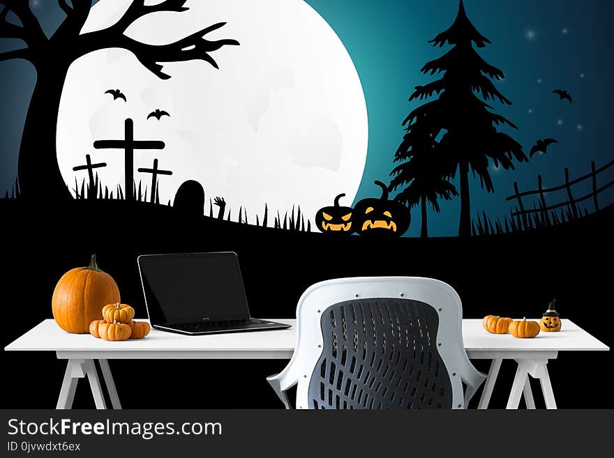 Wallpaper, Computer Wallpaper, Halloween, Illustration