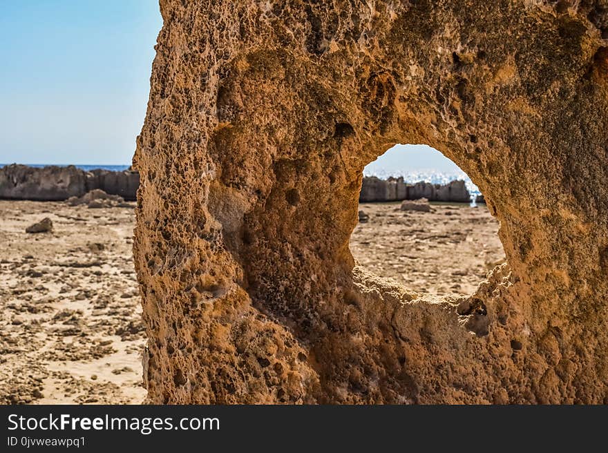 Rock, Arch, Sky, Formation