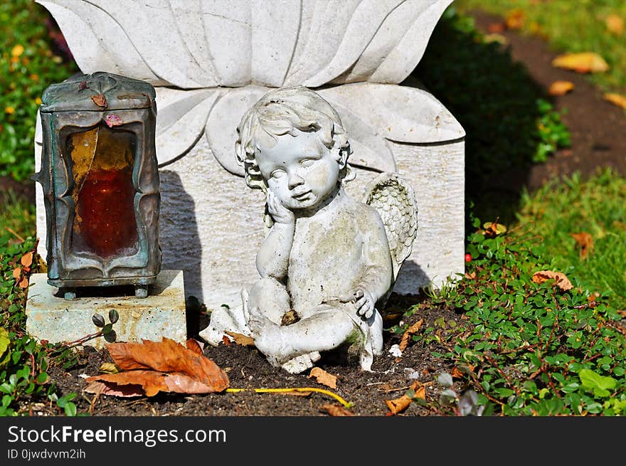 Statue, Leaf, Sculpture, Grave