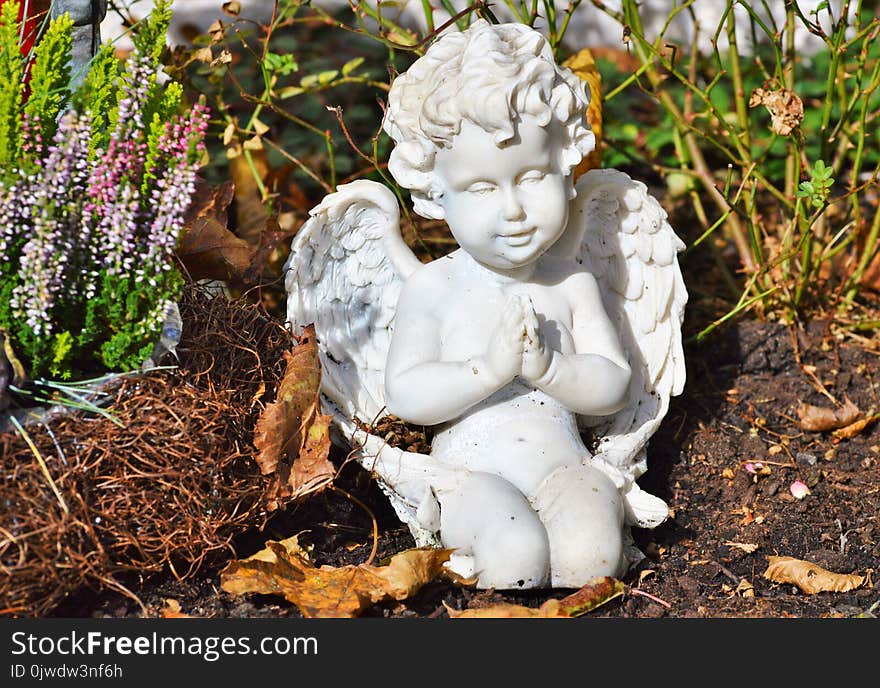 Statue, Garden, Sculpture, Grass