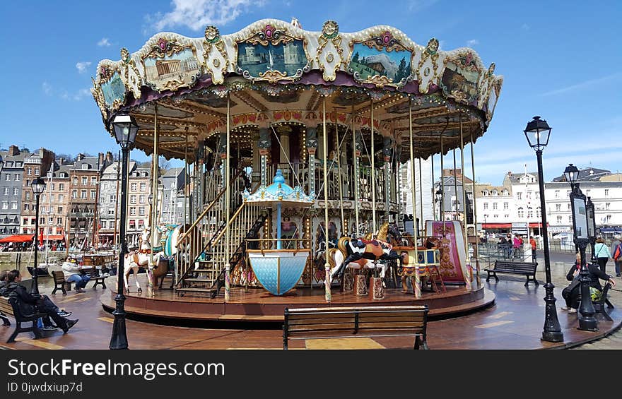 Amusement Ride, Amusement Park, Carousel, Tourist Attraction