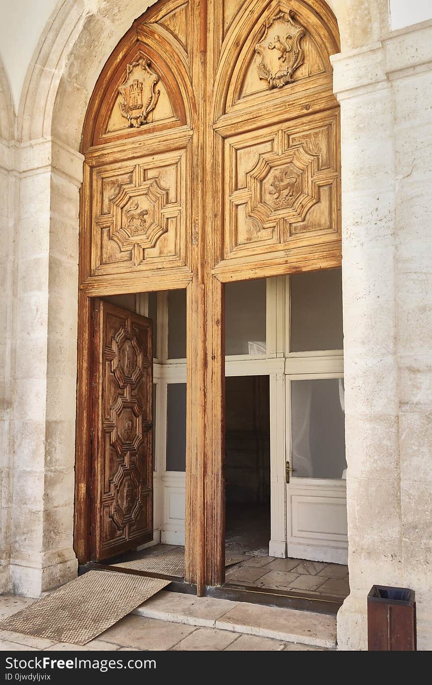 Arch, Door, Carving, Place Of Worship