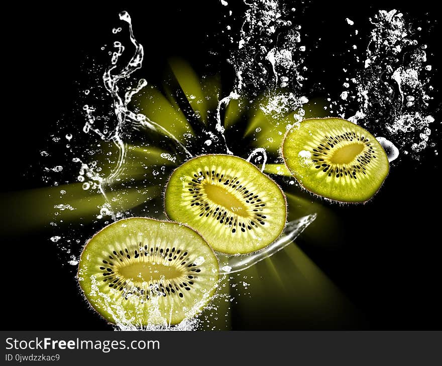 Yellow, Kiwifruit, Fruit, Close Up