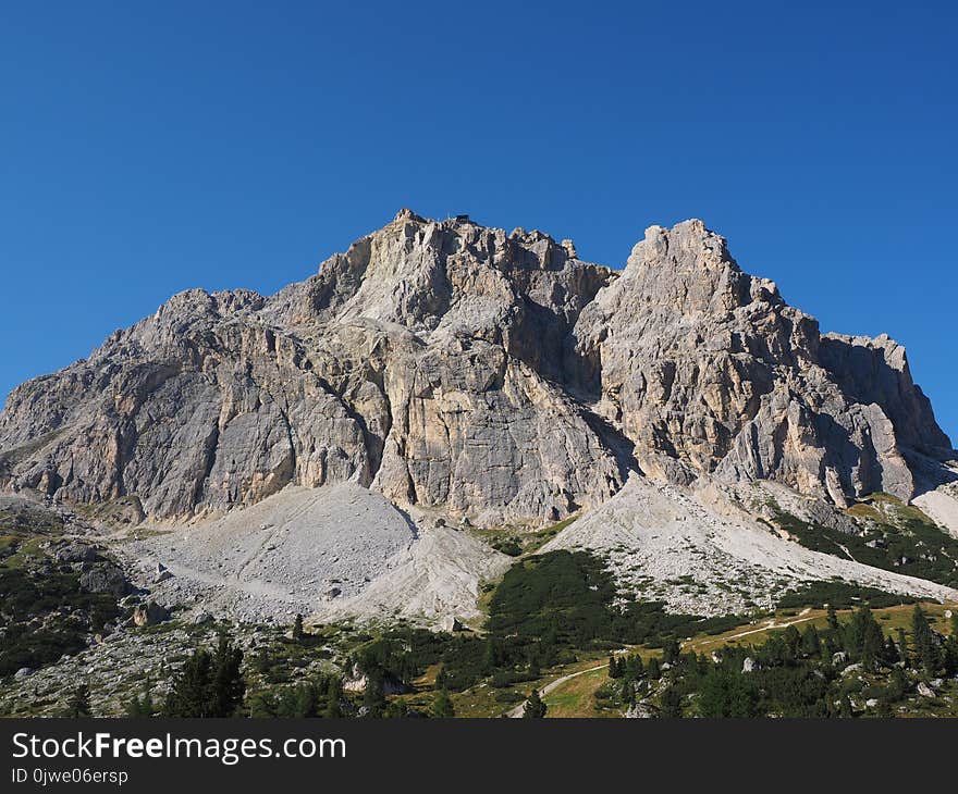 Mountainous Landforms, Mountain, Mountain Range, Sky