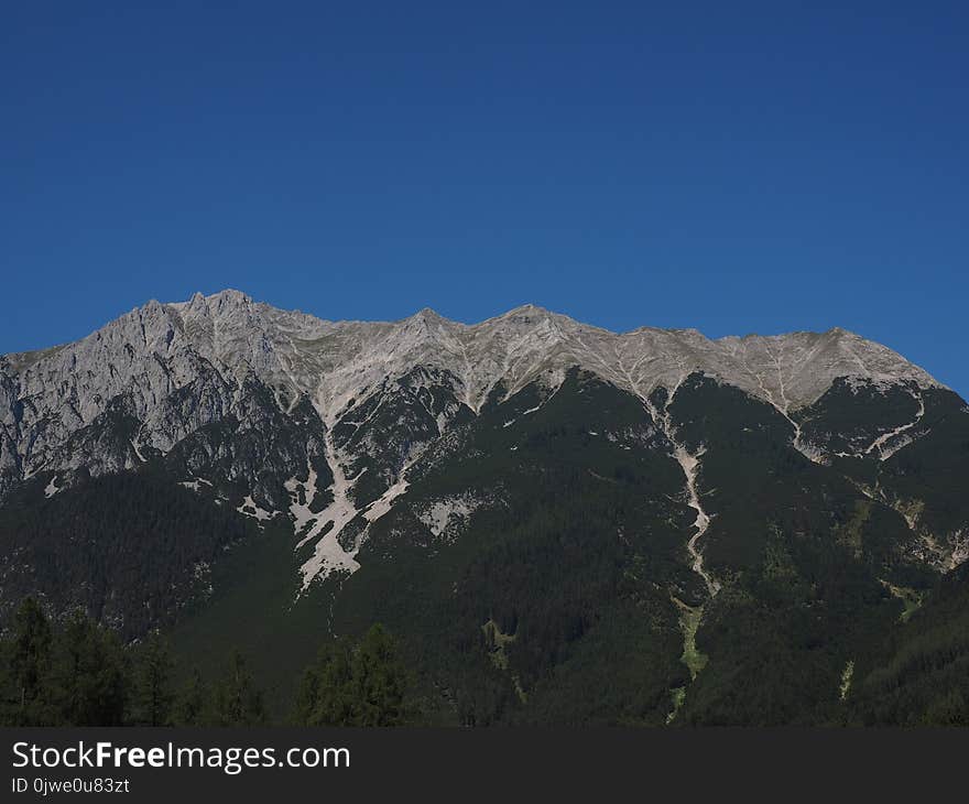 Mountainous Landforms, Mountain, Mountain Range, Sky