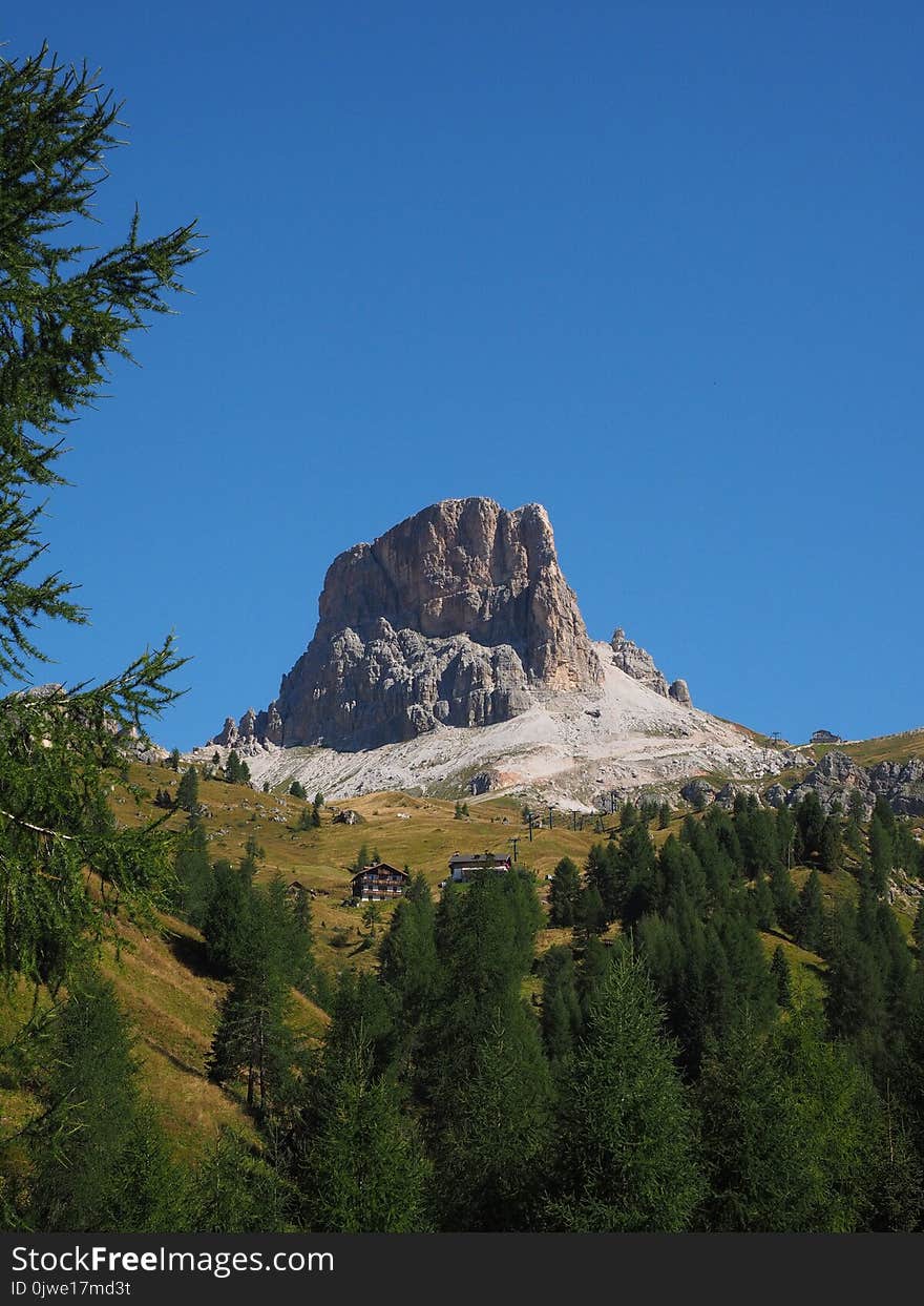 Mountainous Landforms, Mountain, Nature, Sky