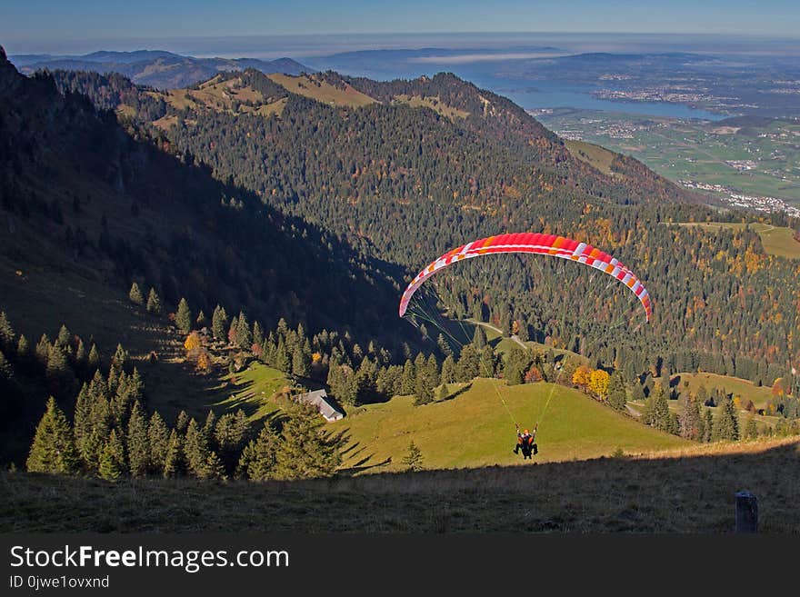 Paragliding, Air Sports, Ridge, Mountain Range