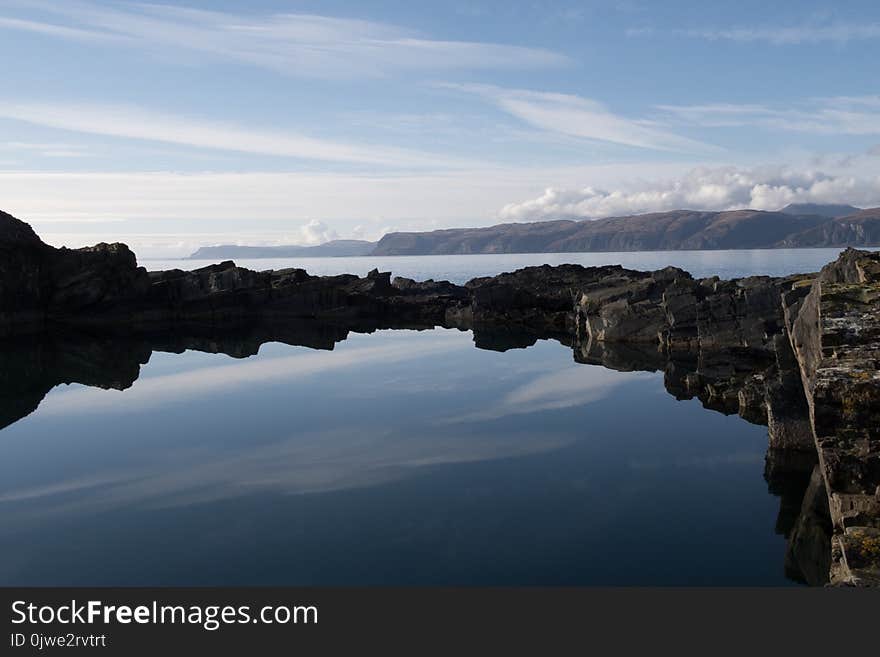 Reflection, Water, Sky, Sea